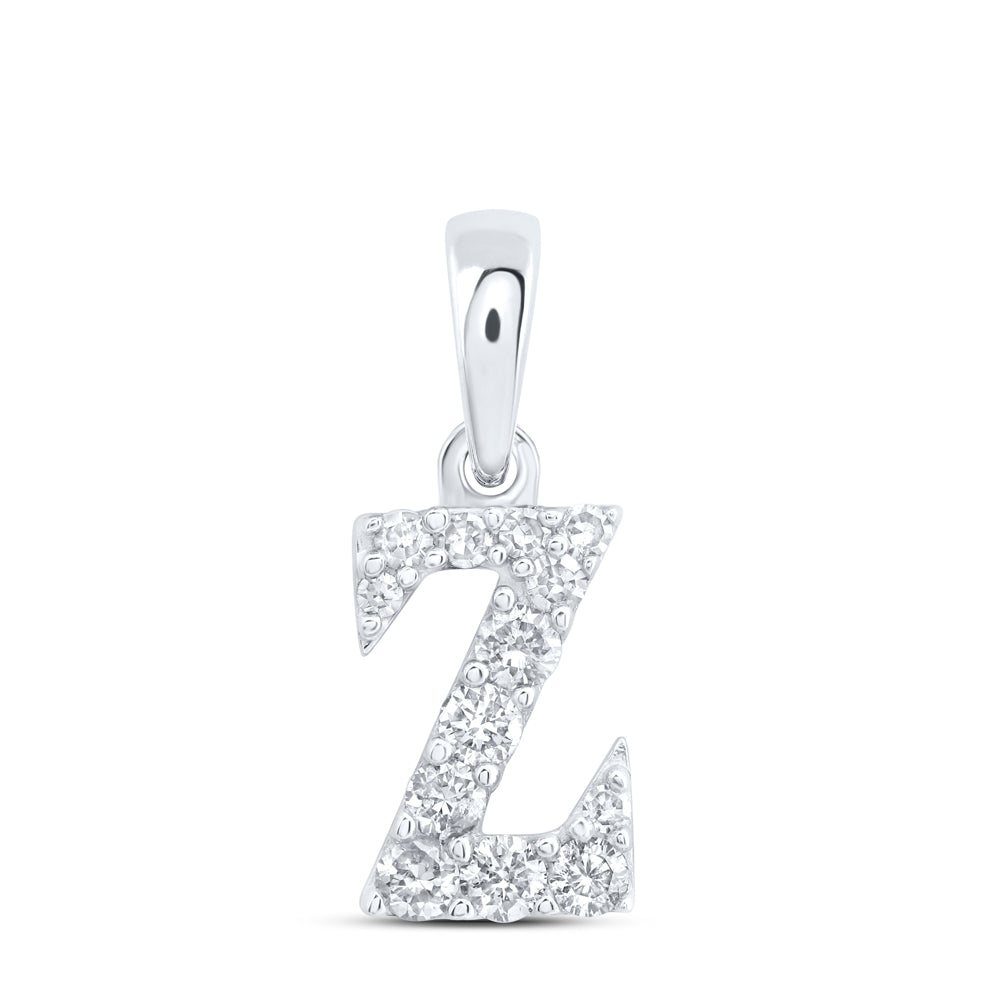 1/8CTW-DIA NK GIFT INITIAL "Z" PENDANT