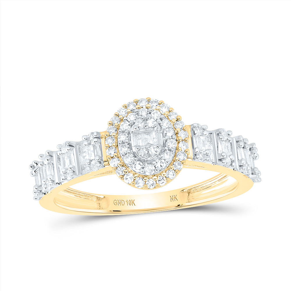 1/2CTW-DIA NK FASHION OVAL LADIES RING