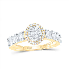 1/2CTW-DIA NK FASHION OVAL LADIES RING