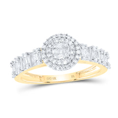 1/2CTW-DIA NK FASHION ROUND LADIES RING