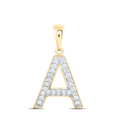 1/10CTW-DIA P1 GIFT INITIAL "A" PENDANT