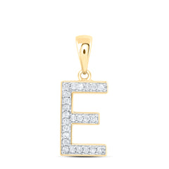 1/10CTW-DIA P1 GIFT INITIAL "E" PENDANT