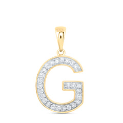 1/10CTW-DIA P1 GIFT INITIAL "G" PENDANT
