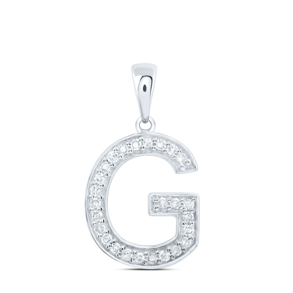 1/10CTW-DIA P1 GIFT INITIAL "G" PENDANT