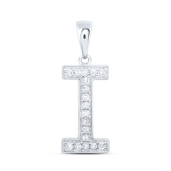 1/12CTW-DIA P1 GIFT INITIAL "I" PENDANT