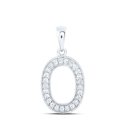 1/10CTW-DIA P1 GIFT INITIAL "O" PENDANT