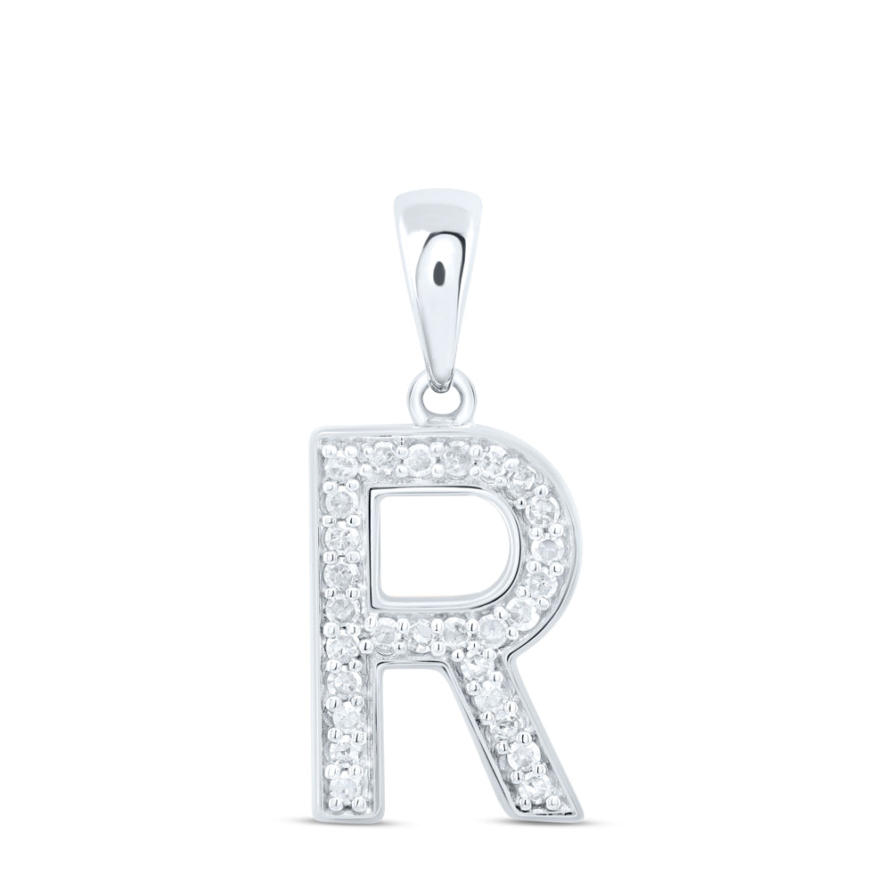 1/10CTW-DIA P1 GIFT INITIAL "R" PENDANT