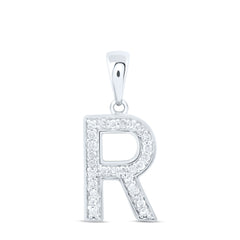 1/10CTW-DIA P1 GIFT INITIAL "R" PENDANT