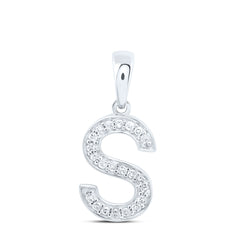 1/10CTW-DIA P1 GIFT INITIAL "S" PENDANT