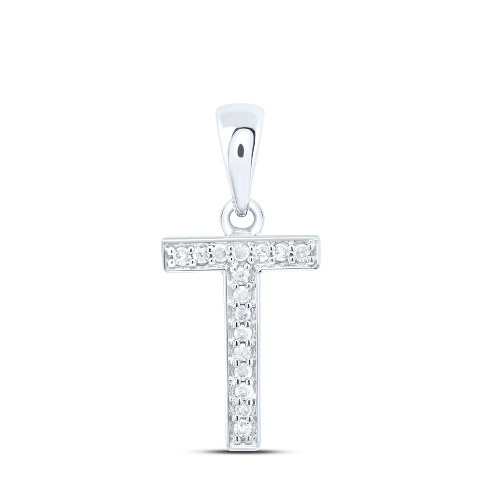 1/20CTW-DIA P1 GIFT INITIAL "T" PENDANT