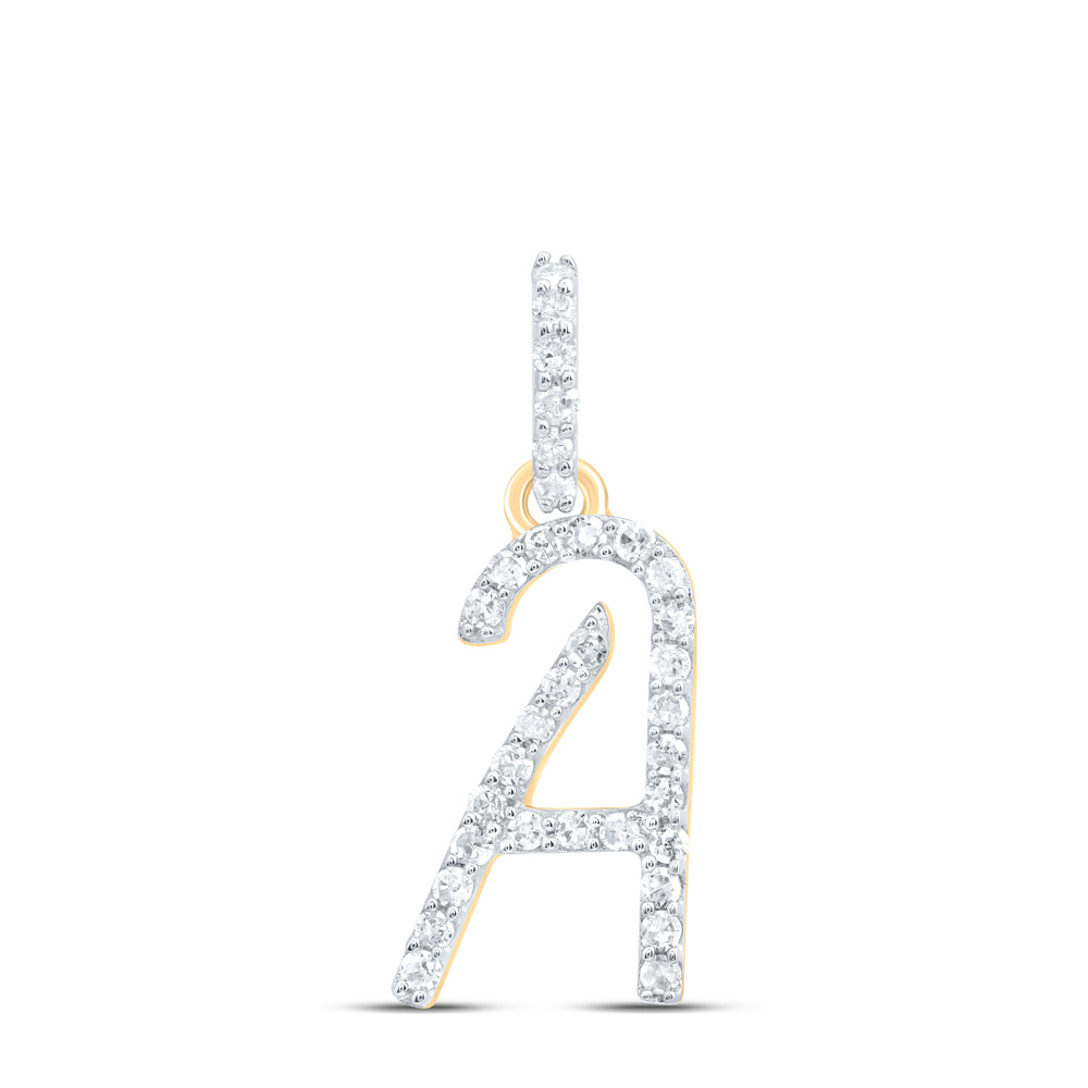 1/8CTW-DIA P1 GIFT INITIAL "A" PENDANT