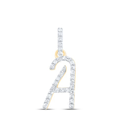 1/8CTW-DIA P1 GIFT INITIAL "A" PENDANT