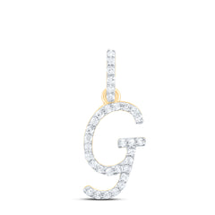 1/8CTW-DIA P1 GIFT INITIAL "G" PENDANT