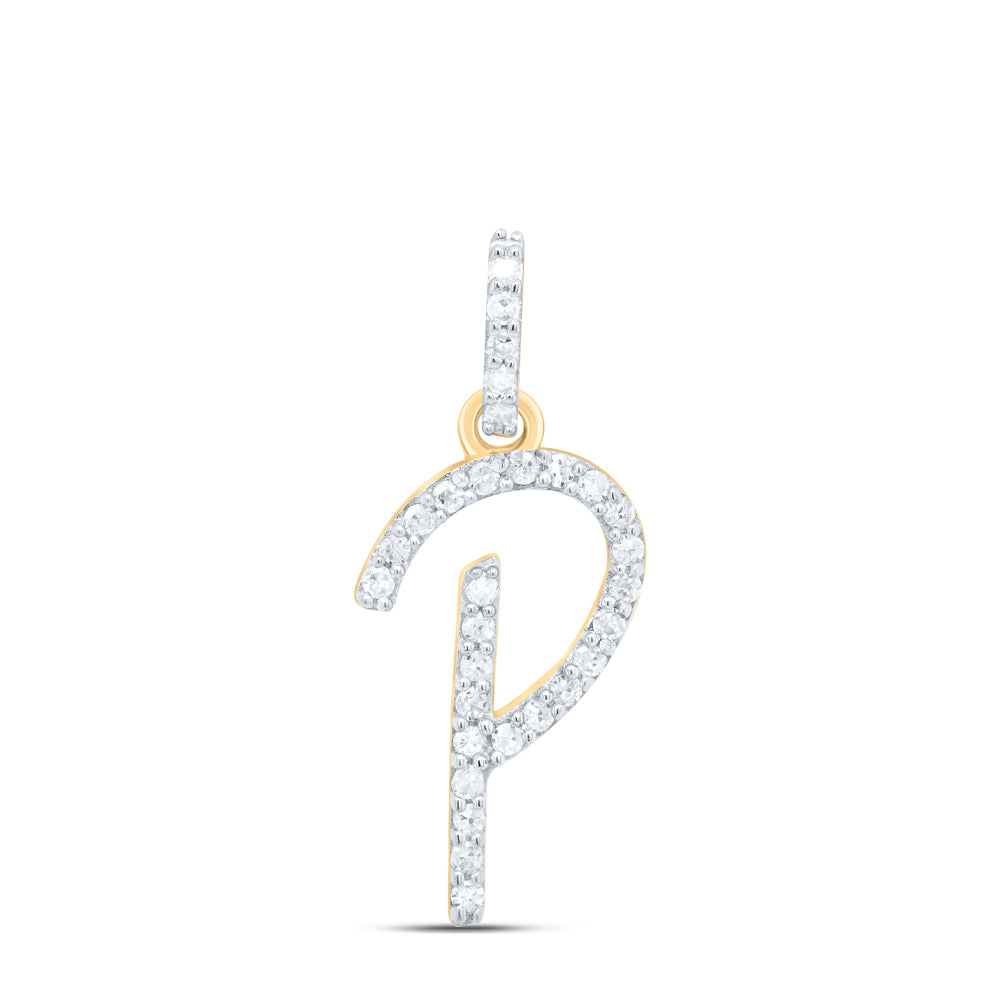 1/8CTW-DIA P1 GIFT INITIAL "P" PENDANT