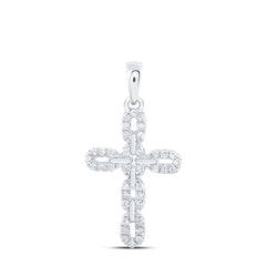 1/5CTW DIA NK GIFT CROSS PENDANT