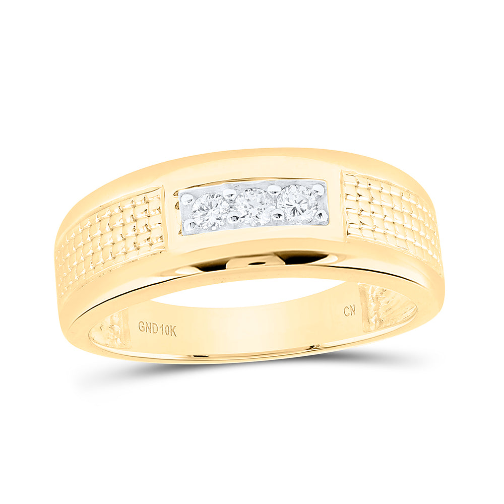 1/6CTW-DIA CN MENS RING