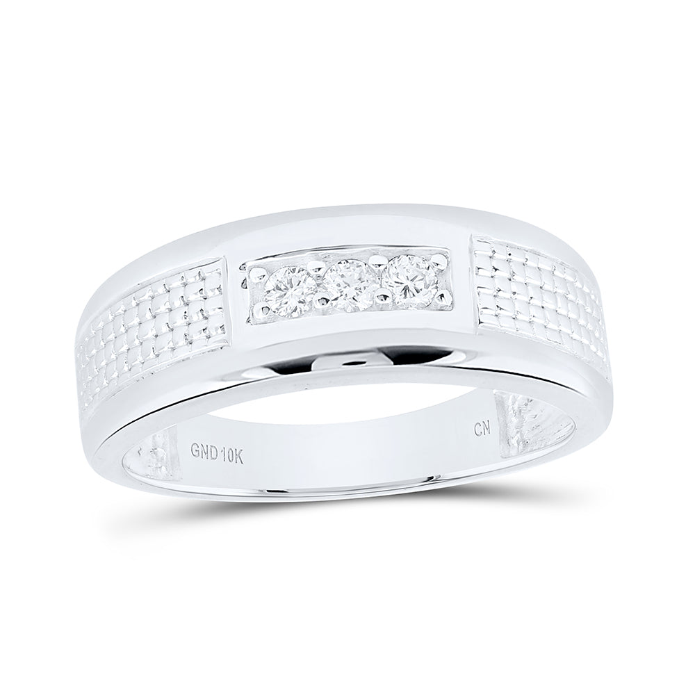 1/6CTW-DIA CN MENS RING