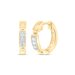 1/10CTW-DIA CN FASHION HOOP EARRING