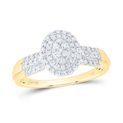 1/3CTW-DIA CN OVAL DOUBLE HALO BRIDAL RING