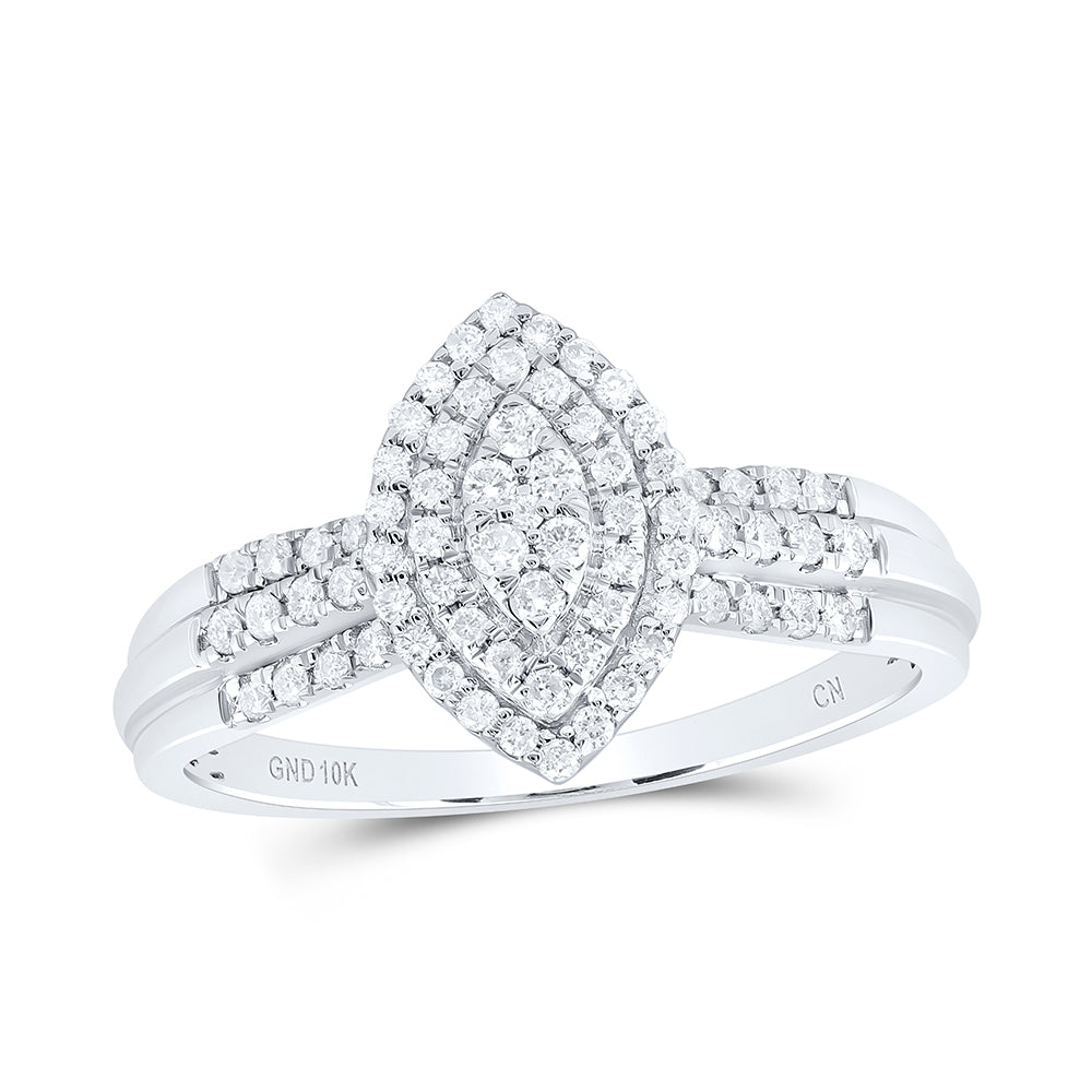 1/3CTW-DIA CN MARQUISE DOUBLE HALO BRIDAL RING