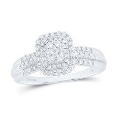 1/3CTW-DIA CN EMERALD DOUBLE HALO BRIDAL RING