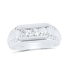 1 1/5CTW-DIA NK FASHION MENS RING