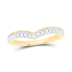 1/5CTW-DIA CN FASHION CURVE BAND