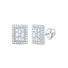 5/8CTW-DIA ANA M FASHION EMERALD BAGUETTE EARRING
