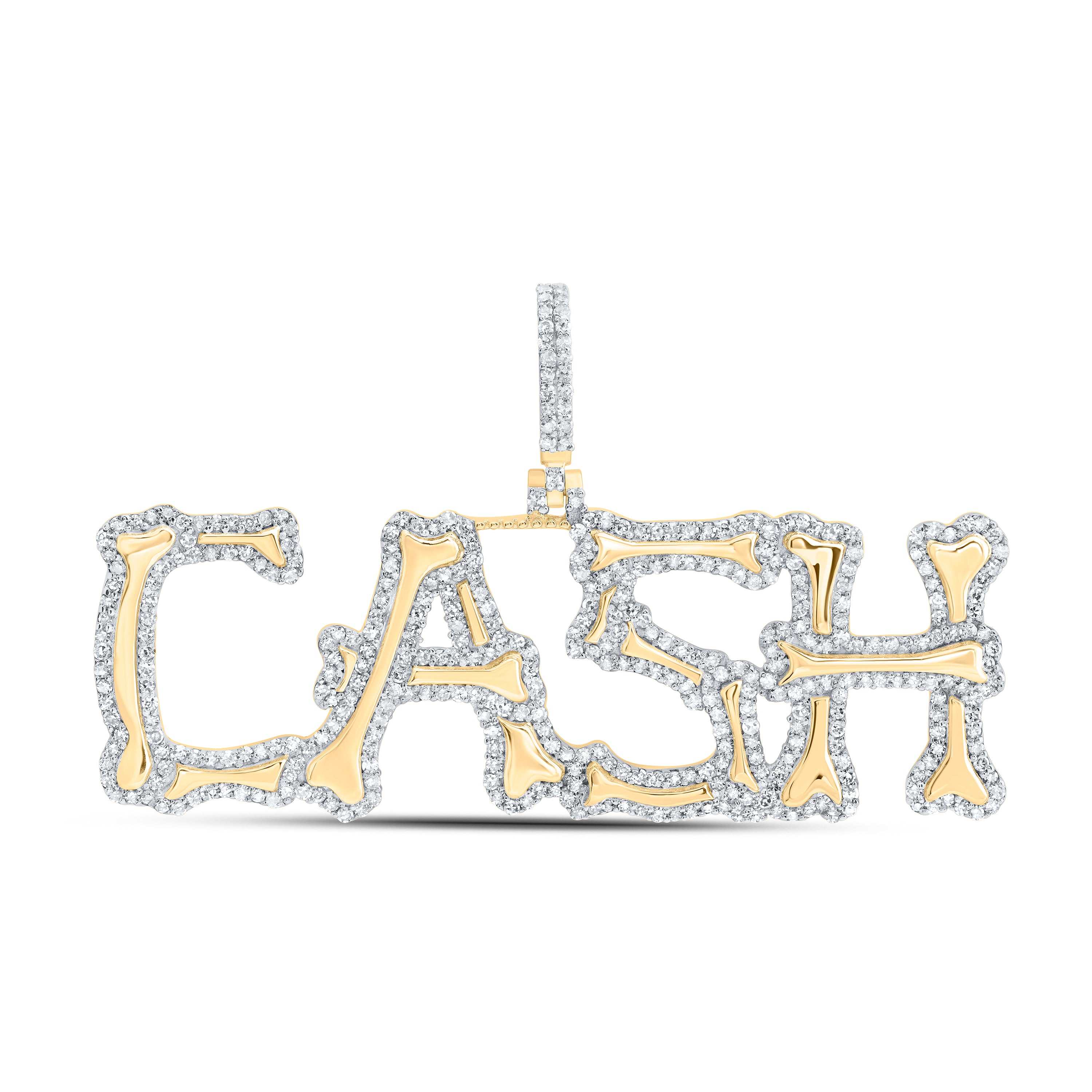 1 1/5CTW-DIA NK CASH MENS CHARM