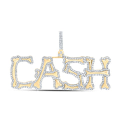 1 1/5CTW-DIA NK CASH MENS CHARM