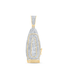 1 1/3CTW-DIA NK TRIMMER MENS CHARM