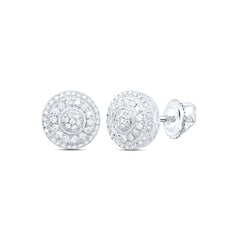 5/8CTW-DIA P1 ROUND MENS EARRING