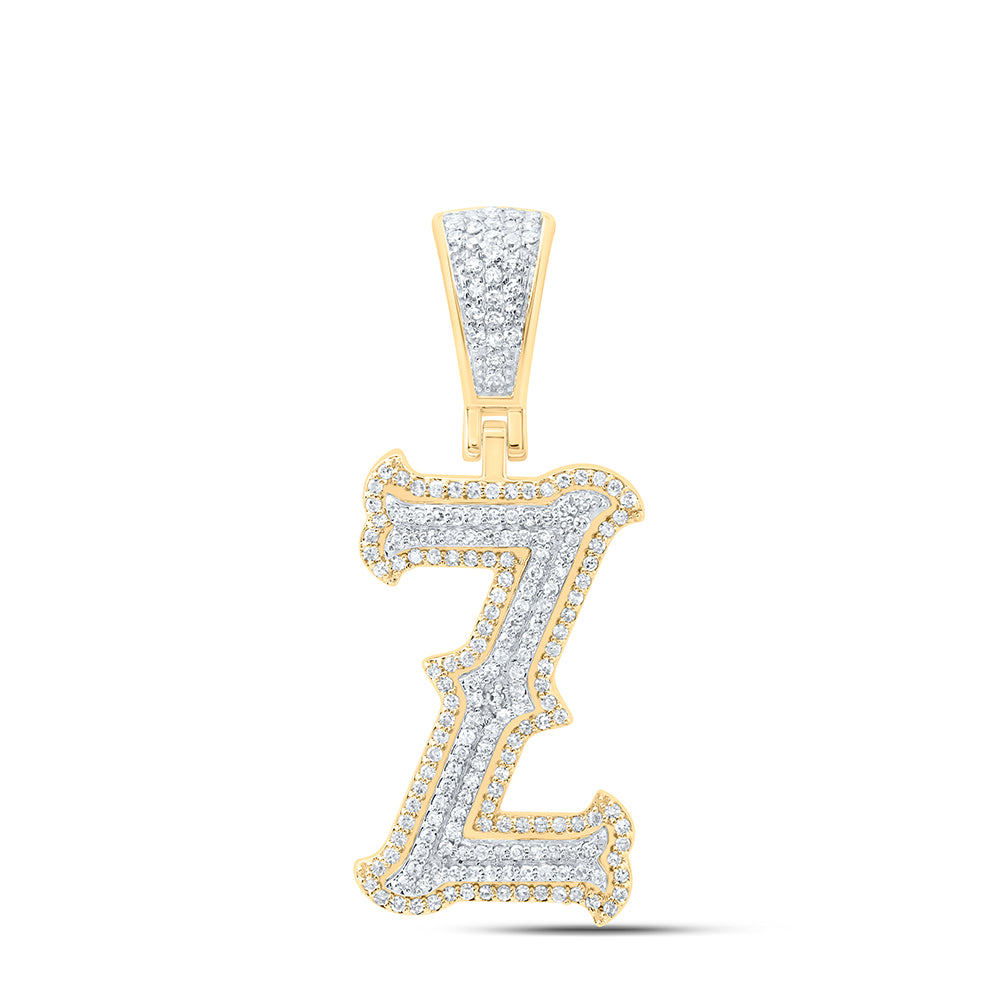 1/2CTW-DIA NK FASHION INITIAL "Z" PENDANT