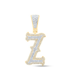 1/2CTW-DIA NK FASHION INITIAL "Z" PENDANT