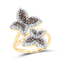 7/8CTW-DIA CN BUTTERFLY FASHION RING