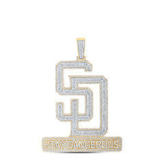 4 5/8CTW-DIA NK ÃSTAY DANGEROUSÄ MENS CHARM