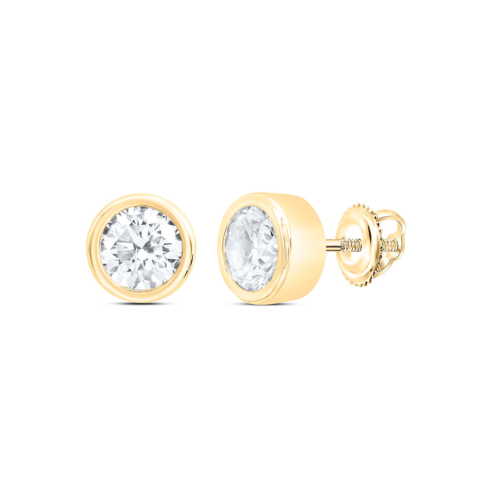 1CTW-DIA EXCELLENT STUD SOLITAIRE EARRING