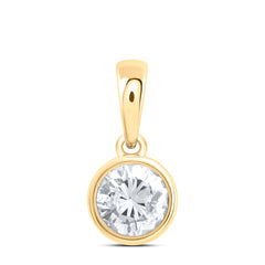 1/2CTW-DIA EXCELLENT STUD SOLITAIRE PENDANT