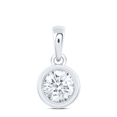 3/4CTW-DIA EXCELLENT STUD SOLITAIRE PENDANT