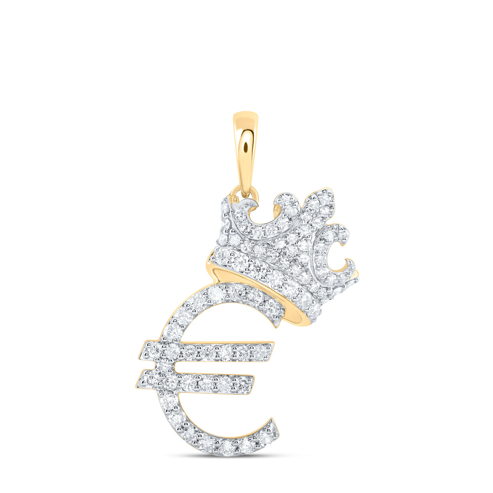 3/4CTW-DIA NK FASHION CROWN LADIES PENDANT