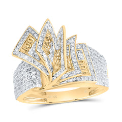 1 1/5CTW-DIA NK NOTE MEN'S RING