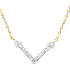 1/8CTW-DIA CN FASHION NECKLACE (18 INCH)