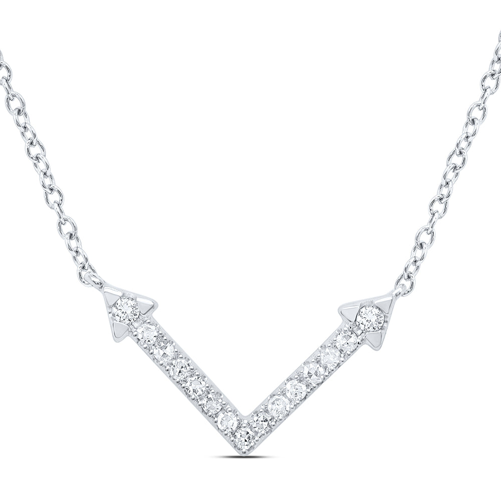 1/8CTW-DIA CN FASHION NECKLACE (18 INCH)