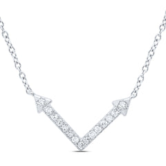1/8CTW-DIA CN FASHION NECKLACE (18 INCH)