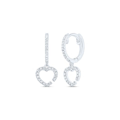 1/6CTW-DIA CN FASHION DANGLING EARRING