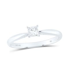 1/4CT-DIA  I1 IJ PRINCESS SOLITAIRE RING