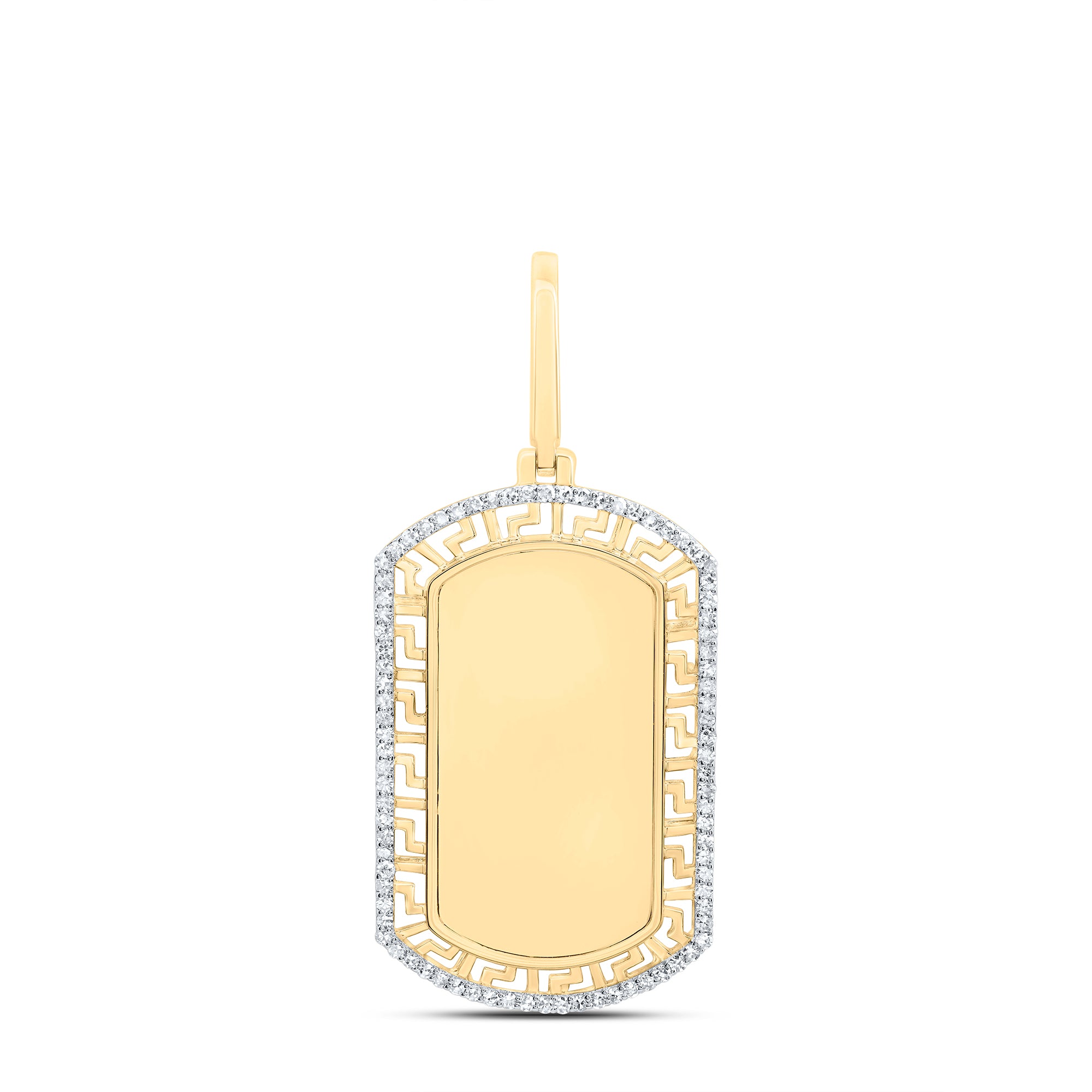 1/3CTW-DIA NK DOG TAG MEMORY MEN'S CHARM