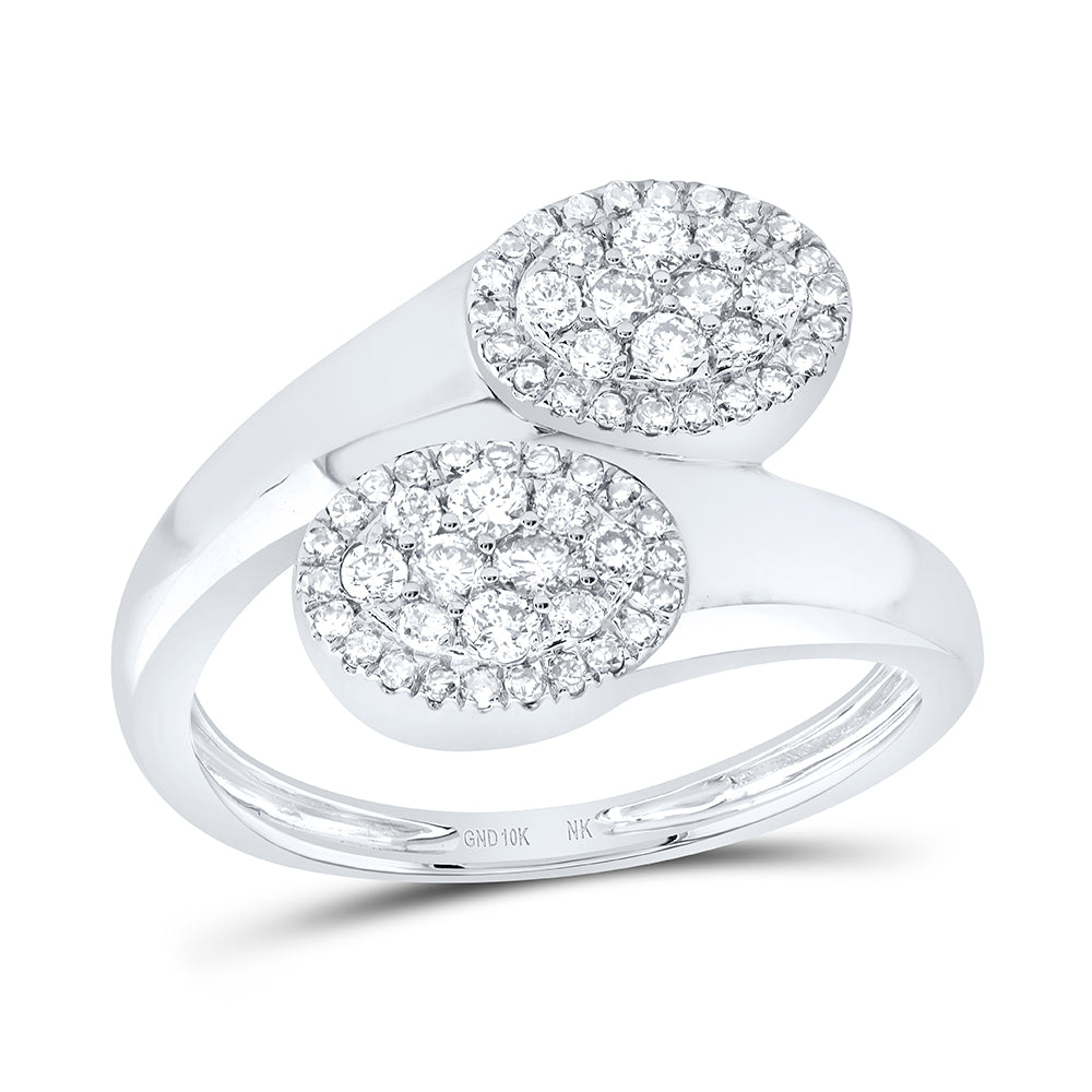 1/2CTW-DIA NK FASHION OVAL RING