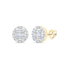 1/2CTW-DIA P1 GIFT ROUND BAGUETTE EARRING