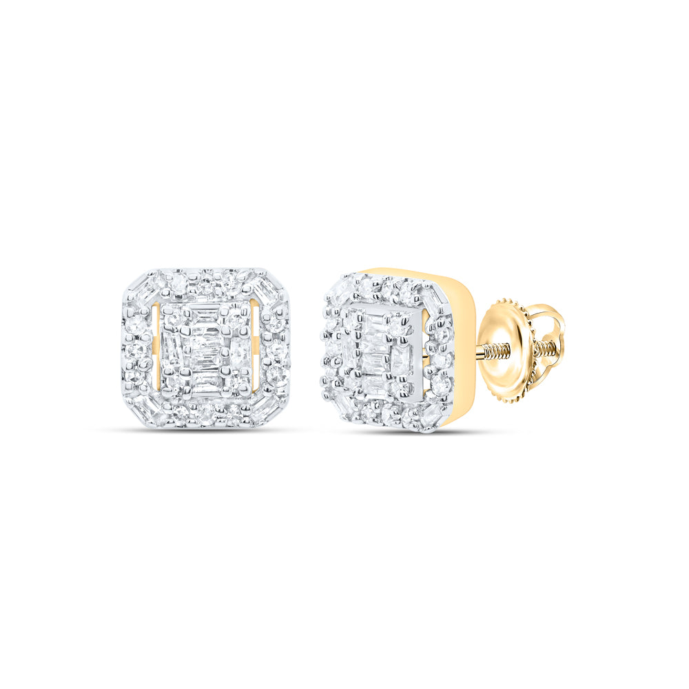 1/5CTW-DIA P1 GIFT CUSHION BAGUETTE EARRING